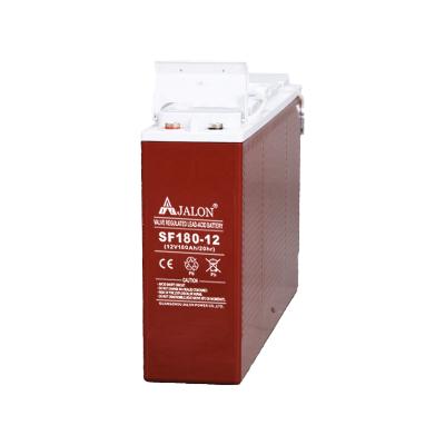 China Home Appliances 12 Volt Solar Battery 105AH Lead Acid Battery Front Terminal for sale