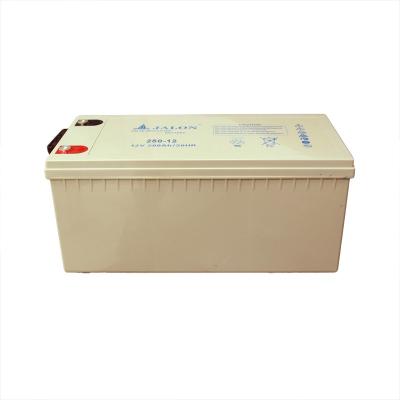 China China 522*237.5*222 mm 58KGS solar rechargeable battery 12v 250ah gel battery 12v 250ah solar rechargeable lead acid battery for sale