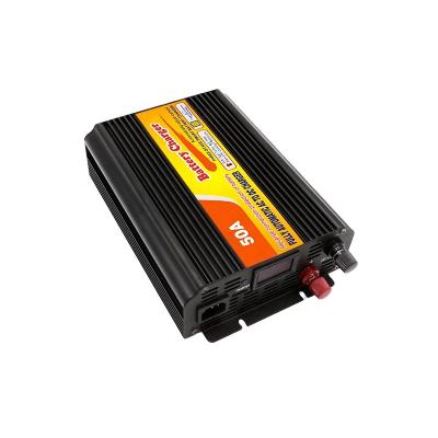 China Electric Tool 12V 50A Portable Lead Acid Battery Three Stage Charger for sale