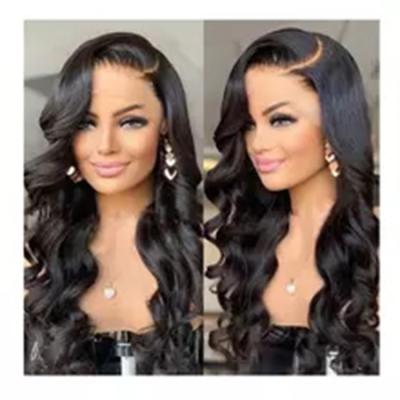 China Body Wave Hair Heat Resistant Synthetic Wigs Long Curly Headband Wig Lace Front Synthetic Hair Body Wave Fiber Wig for sale