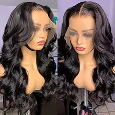 China Hot Sale Silky Straight Synthetic Hair Wigs Wholesale Front Lace Big Wave Chemical Women Hair Wigs Chemical Fiber Head Set Wigs for sale