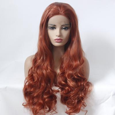 China Cheap Synthetic Lace Front Wigs For Black Women Water Wave Hair Band Curly Hair Wig Wholesale Synthetic Natural Body Wave Wig for sale