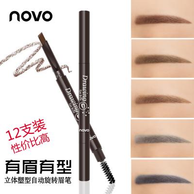 China 2021 EYE Wholesale New Arrival 5 Colors Dual Head Eyebrow Pencil for sale