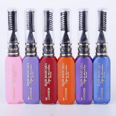 China Hot Selling Non-Specific Wholesale Portable Disposable Color Hair Mascara Dye Harmless Cream for sale