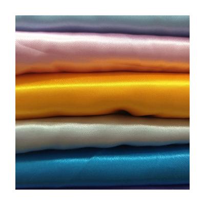 China Comfortable And Breathable Satin Fiber Polyester High Performance Waterproof Factory Supply High-Textured Silk Fabric for sale