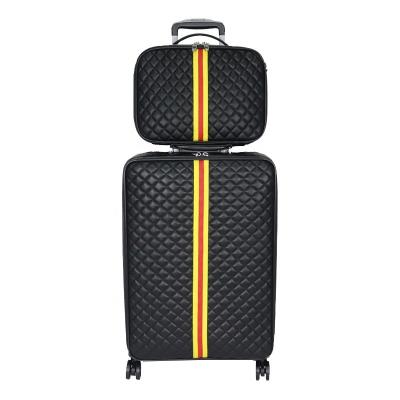 China Sharemore Hardside Spinner Wheel Luggage Set Handmade Travel Trolley Suitcase Bag Expandable with 2pcs for sale