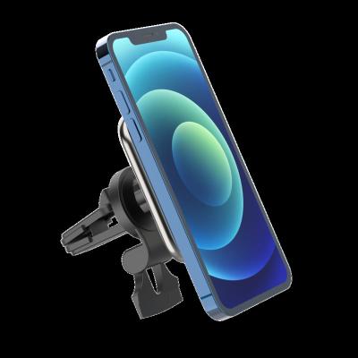 China Portable Magnetic Wireless 15W Fast Phone Charging Stand Mobile Phone Holder With Air Vent Wireless Charger Car for sale