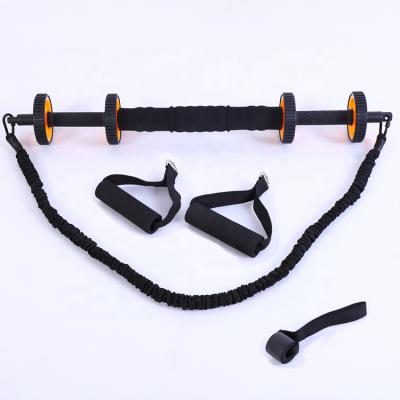 China Wellshow durable sports fitness bar ab stick ab roller wrist promoter multifunctional elastic weighted weighted fitness equipment for sale