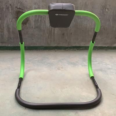 China Steel+Foam+PU leather sport ab crunch WellShow fitness ab crunch exercise portable crunch roller trainer for sale