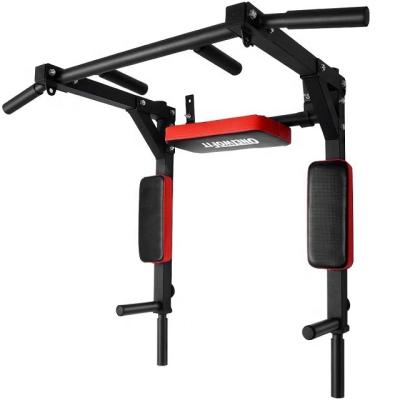 China Wellshow Durable Sport Wall Mounted Pull Up Bar Dip Station Power Tower Power Tower Fitness Equipment For Home Gym for sale