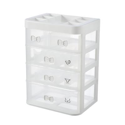 China Stackable Plastic 3 Tier Traditional Underwear Box Drawer Storage Drawer Boxes Plastic Organizer for sale