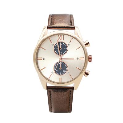 China Waterproof Newest Custom Logo Waterproof 2022 Customized Designer Components Stand Leather Classic Quartz Watch for sale