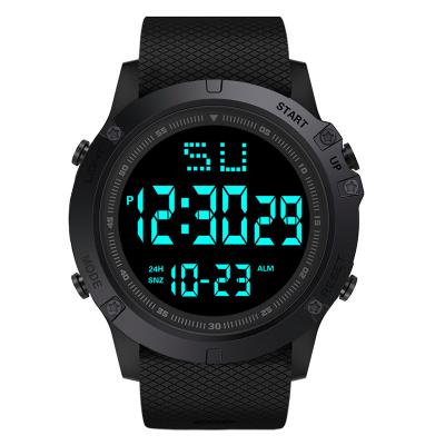 China Alarm Sport Multiple Works Basic Digital Watches Men Wrist Digital Watch LCD Display 30m Waterproof For Boys for sale