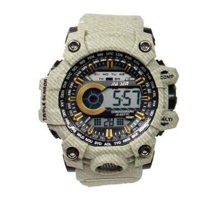 China Alarm China Factory Provided Custom Men's Logo Slim Strap Watches Water Resistant LCD Watch Good Quality for sale