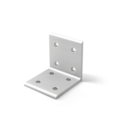 China CNC Aluminum 6028 8 Hole Inside Corner Bracket Aluminum Corner Bracket For Aluminum Profile From Chinese Supplier for sale