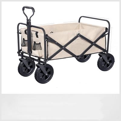 China Custom factory wholesale foldable camping cart OEM China folding camping trolley camping cart outdoor use for sale