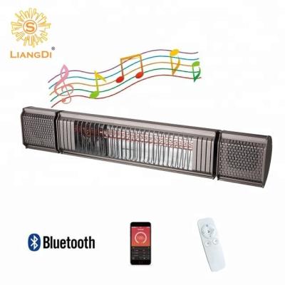 China LIANGDI APP outdoor infrared heater with BT speaker for sale