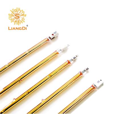 China PET Machine 5000H Long Lifespan Gold Infrared Heating Lamp for sale