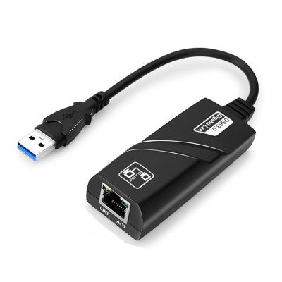 China Wholesale High Quality 10/100/1000Mbps Desktop USB 3.0 to Ethernet RJ45 LAN Network Adapter for sale