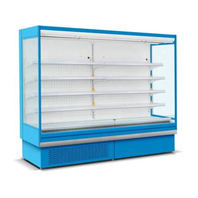 China Single-Temperature Commercial Upright Cooler Display Cabinet For Soft Drink Refrigerator Showcase for sale