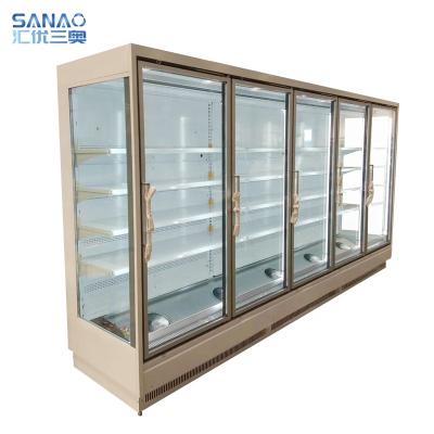 China Single-temperature Glass Supermarket Display Door Multideck Fridge Exterior for sale