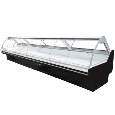 China Single-temperature supermarket use high performance butcher service counter display for sale