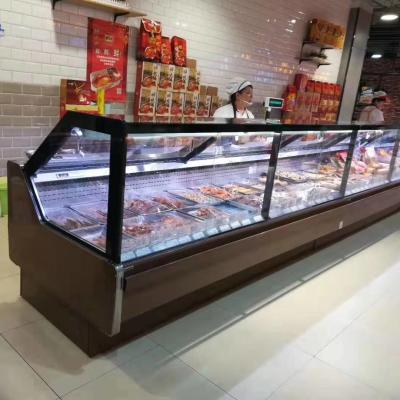 China Commercial Single-temperature Supermarket Deli Food Display Fridge Refrigerator On Sale Of Meat And Food for sale