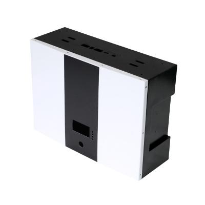 China Indoor and outdoor custom electronic hardware sheet metal battery box stainless steel battery enclosure metal box enclosure for sale