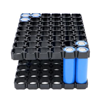 China Plastic Battery Pack 6S8P 18650 Battery Spacer Cell Radiating Shell Battery Storage Holder Bracket for sale