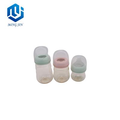 China Hot Sale Baby BPA Free Different Capacity Material PPSU Feeding Bottle Set With Nipples for sale