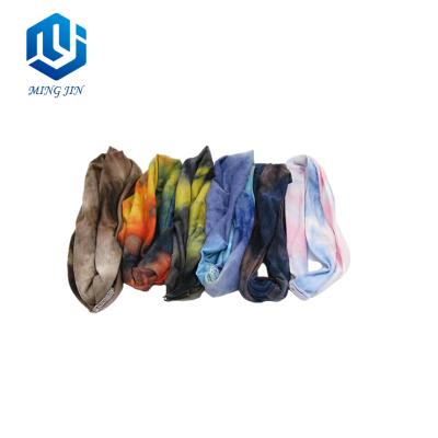 China Elastic Hair Bands Professional Factory Dye Knotting Design Elastic Hair Bands For Women for sale