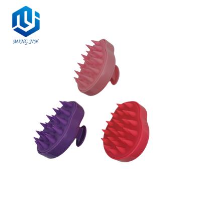 China New Waterproof Hot Sale Silicone Hair Scalp Shampoo Head Massager Brush for sale