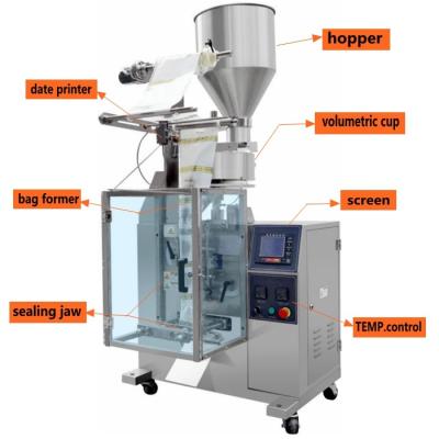 China Food Series Bags Sunflower Seeds Nut / Rice Ball / Pellet Packing Machine for sale