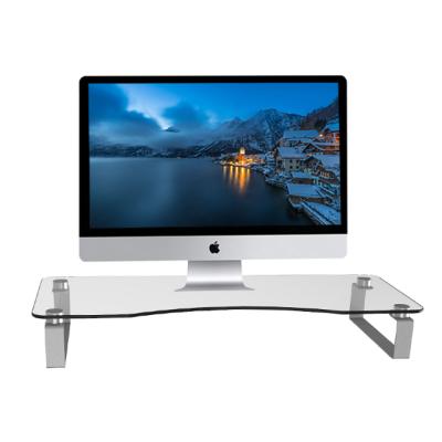 China Laptop Desktop Computer Monitor Riser Acrylic Monitor Stand Riser - 3 Size Adjustable Monitor Riser Stand for sale