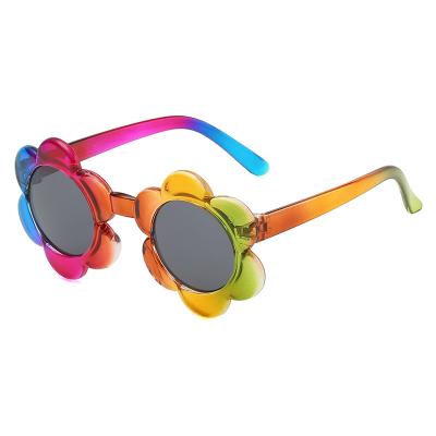 China Hot Selling Fashion Sun Glasses Baby Sunglass Children Colorful Round Cool Sunglass UV400 Lovely for sale