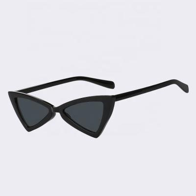 China Fashion Vintage Cat Eye Triangle Sunglasses Women's Eyewear Retro Glasses 2020 for sale