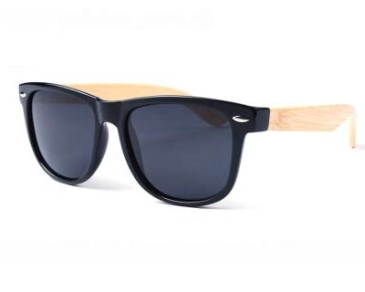 China Custom Logo Bamboo Wood Sunglasses Polarized square for sale