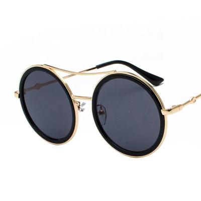 China Round Eyeglasses Vintage Iron Man Lenses Metal Frame Sunglasses For Women Men Edith Glasses for sale