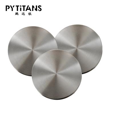 China Chemica Factory Wholesale Titanium Target GR9 Support Chart Custom Sampling by pytitans for sale