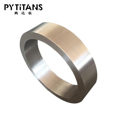 China Anodize Titanium Magnetic Ring ASTM B381 Gr7 TiPd Titanium Alloy Forged Ring for sale