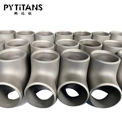 China Industrial Pure Titanium TA1/TA2/TA3/TC4 Concentric Reducer Pipe / Titanium Alloy Reducer Height Head for sale