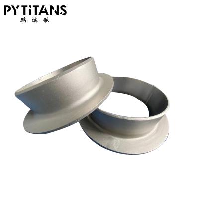 China Factory Directly Sale TA1/TA2/TA3/TC4 Industrial Pure Titanium/Titanium Alloy Flanged Titanium Pipe Fittings for sale