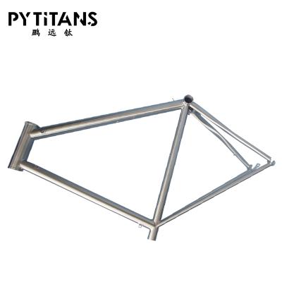 China Best Price BMX Titanium Titanium Alloy GR9 Road Bike Frame Titanium Bike Frame For 700C Disc Brake for sale