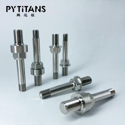 China Motorcycle Factory Wholesale GR5 Titanium Alloy CNC Bolt For Kingpin And Axles By PYTITANS for sale