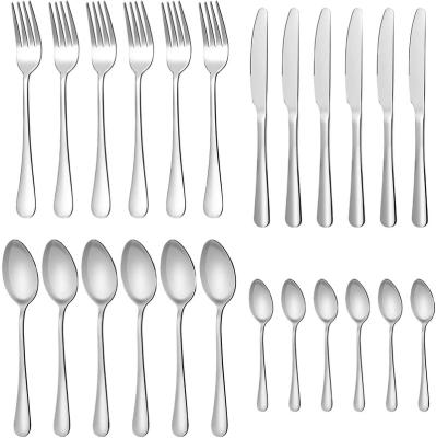 China High Quality Optional Tableware Stainless Steel Dinner Set Fork Knife Knife Fork Dinner Cutlery Set for sale