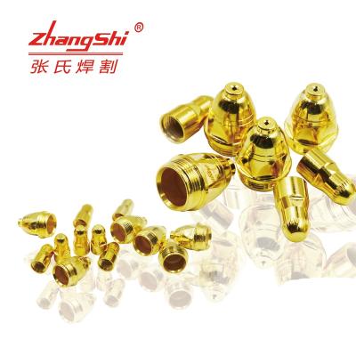 China Plasma Cutter Zhangshi ZSP-90 Electrode Nozzle Plasma Cutting Spare Parts for sale