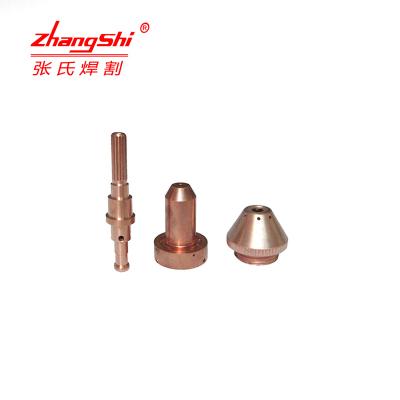 China Plasma Cutting Spare Parts High Quality Zhangshi TD SL60 SL100 Plasma Electrode 9-8215 Spare Parts for sale