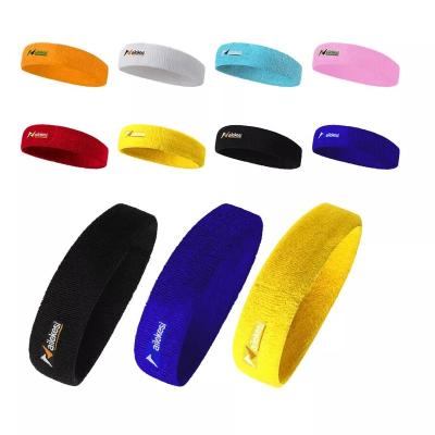 China Customization Top Woman Fitness Sports Unisex Comfortable Headband Logo Elastic Non-slip Running Headband for sale