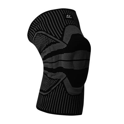 China Adjustable Cheap Price Compression Knee Brace Elastic Kneepad Springs Suite Basketball Volleyball Support for sale