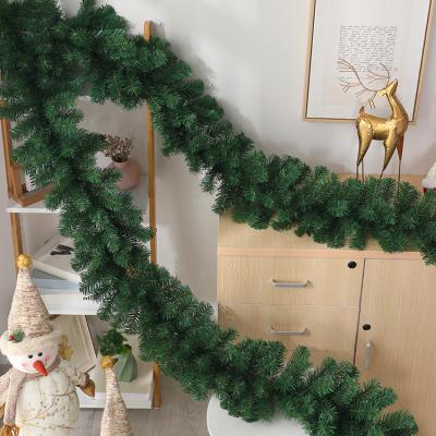 China 2.7m Eco-friendly 300 Branch Christmas Garland Wreath Home Party Christmas Decoration for sale